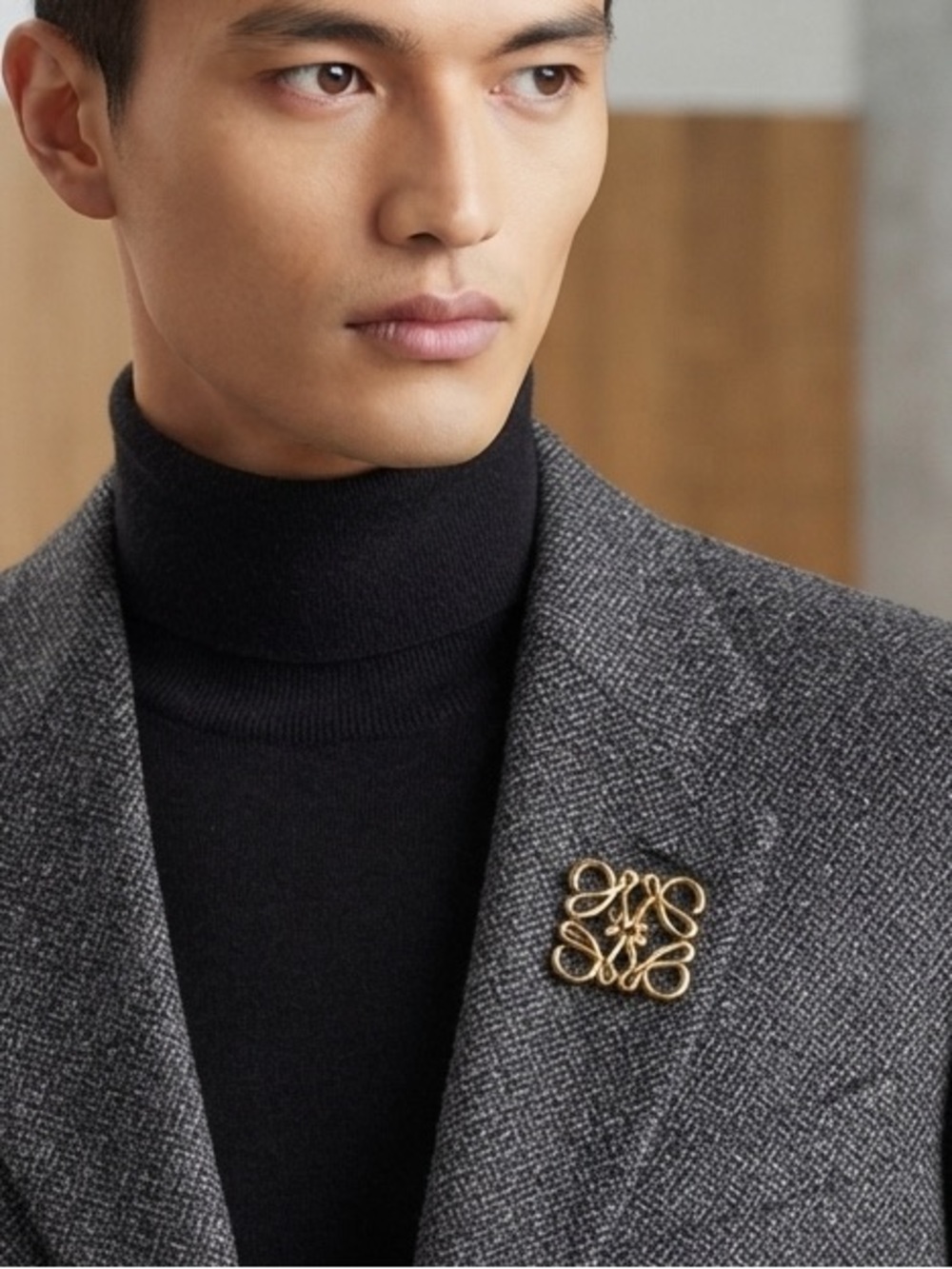 LOEWE Logo Brooch